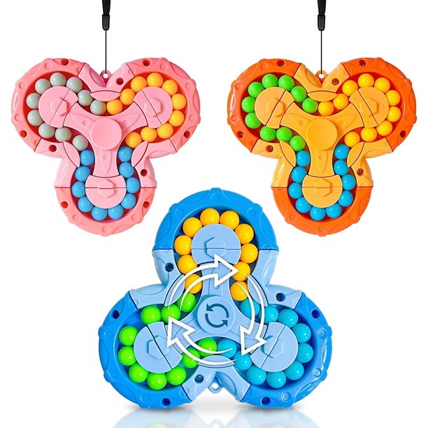3 ColorFidget Toys Pack - Fidget Spinners Pop Sensory Toys 3 piezas, juguetes para niños, alivio del estrés, alivio de la ansiedad y autismo, rompecabezas para adultos, aprendizaje