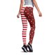 thumbnail image 4 of Gibobby Pantalones mujer para mujer de San Valentín para yoga Pilates Day Running Stripes Leggings Lovesy Pants Pantalones estampados(Rojo， L), 4 of 5