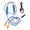 Blue, variant on Bluetooth Ear Plugs For Work, Noise Suppression Hearing Protection Headset, Wireless Safety Earbuds For Construction Sites, Factory, Lawn Mowing & Noisy Environments,Blue