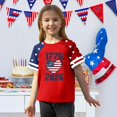 thumbnail image 3 of CCRFTGI American Flag Shirts for Kids Girls Size 6-7 Patriotic Cute Tops 4th Of July American Flag Stars Heart Outfits July 4th Celebration Summer Shirts 1776 T-Shirts Deep Red 11-12 Years, 3 of 5