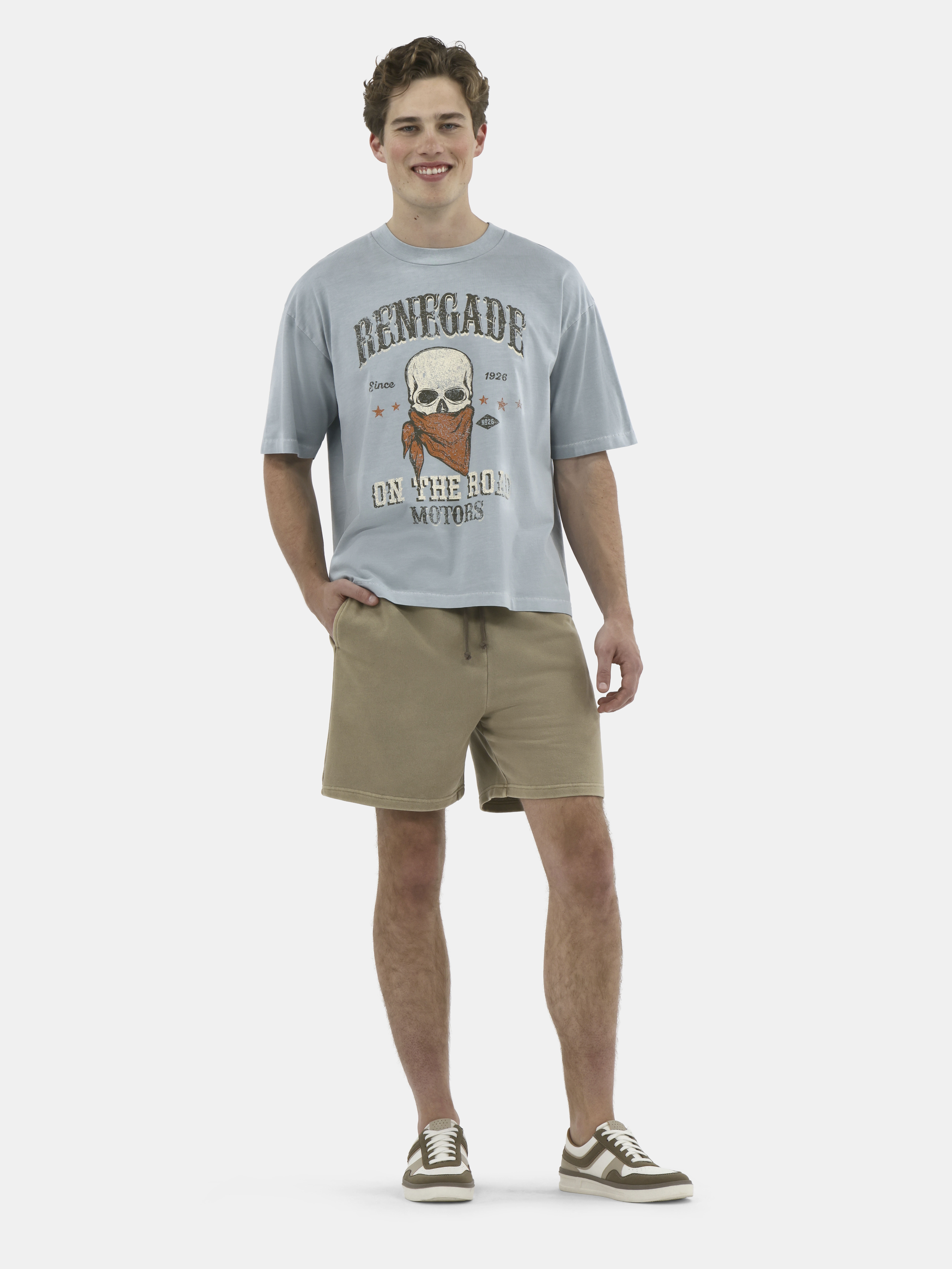 No Boundaries Graphic Crop Tee, Men's & Big Men's