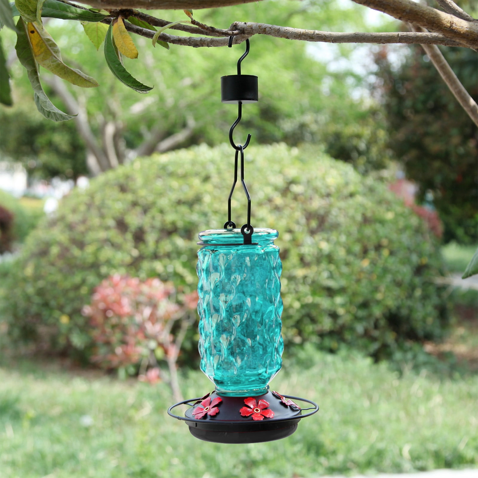 Stijggn Hummingbird Feeders for Outdoors Durable Outdoor Hanging, Easy to Clean, Metal Mesh Ventilated, Bird Watching Gift & Garden Decor for Birds Outside Outdoors Hanging