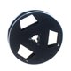 thumbnail image 1 of 1/4 2.5 Inch Takeup Reel,Open Reel Audios Metal Takeup Reel,3 Holes Wind Resistance Hole 2.5 Inch Empty Tape Reel, 1 of 5
