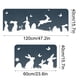 thumbnail image 3 of Set de moquetas para cocina de Pascua - Tapetes absorbentes antideslizantes de 40x60cm y 40x120cm para entrada, puerta, baño y lavandería, 3 of 9