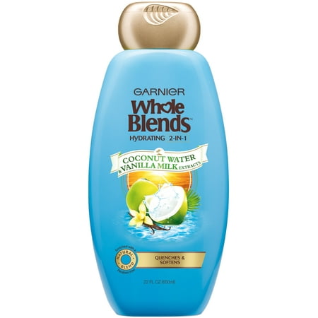 Garnier Whole Blends Coconut Water & Vanilla Milk Extracts Hydrating 2-in-1 Shampoo & Conditioner 22 fl. oz. Bottle
