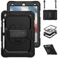 thumbnail image 2 of Funda TEKKU StrapB uso rudo para iPad 9 iPad 8 iPad 7 10.2' Negra A2602 A2605 A2270 A2428 A2430 A2197, 2 of 9