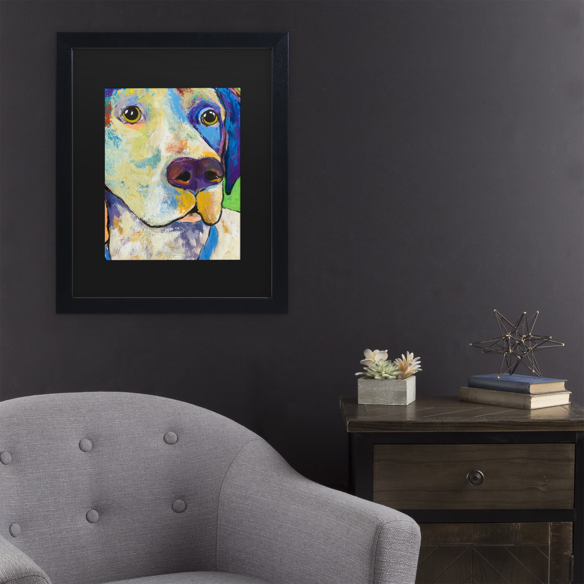 Trademark Fine Art 'Yancy' Canvas Art by Pat Saunders-White