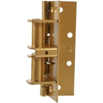 Homoyoyo Spring Door Hinge Golden Manganese Steel 90 Degree Positioning for Home Use