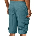 thumbnail image 4 of Summer Mens Shorts, Men's Big & Tall Cargo Shorts Men's Casual Daily Outdoor Beach Lightweight And Breathable Work Shorts, L-6XL, 4 of 8