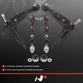 thumbnail image 2 of A-Premium 4Pcs Front Lower Control Arm with Ball Joint Compatible with BMW 318i 1992-1999, 318is 1992-1997, 323i 1998-1999, 325i 1992-1995, 2 of 9