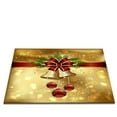 thumbnail image 4 of Clearance! SDJMa Christmas Door Mats Non-Skid Christmas Rugs Xmas Holiday Santa Wreath Bell Welcome Floor Mats Indoor Outdoor Welcome Doormat, 24 x 35 inches, 4 of 7