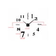 thumbnail image 3 of Wosthever Reloj de pared Decoración colgante Habitación interesante Dispositivo de relojería colgante Conveniencia autoadhesiva Instalación Decoración del hogar Negro, 3 of 6