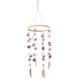 thumbnail image 3 of Decoración de habitación con círculo redondo y viento Venonat Rosa blanco gris, 3 of 8