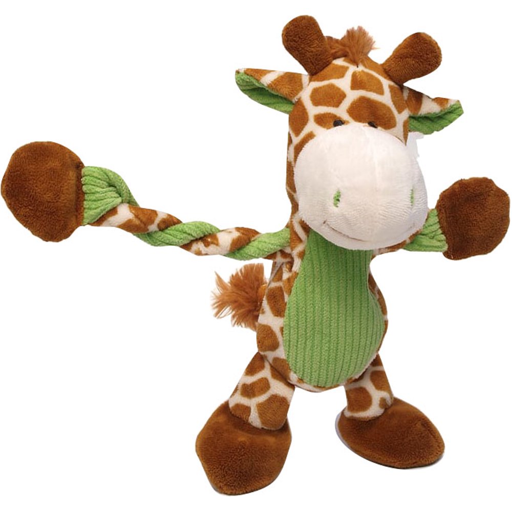 Charming Pet ProductsJungle Pulleez Giraffe Dog Toy(Case of 48