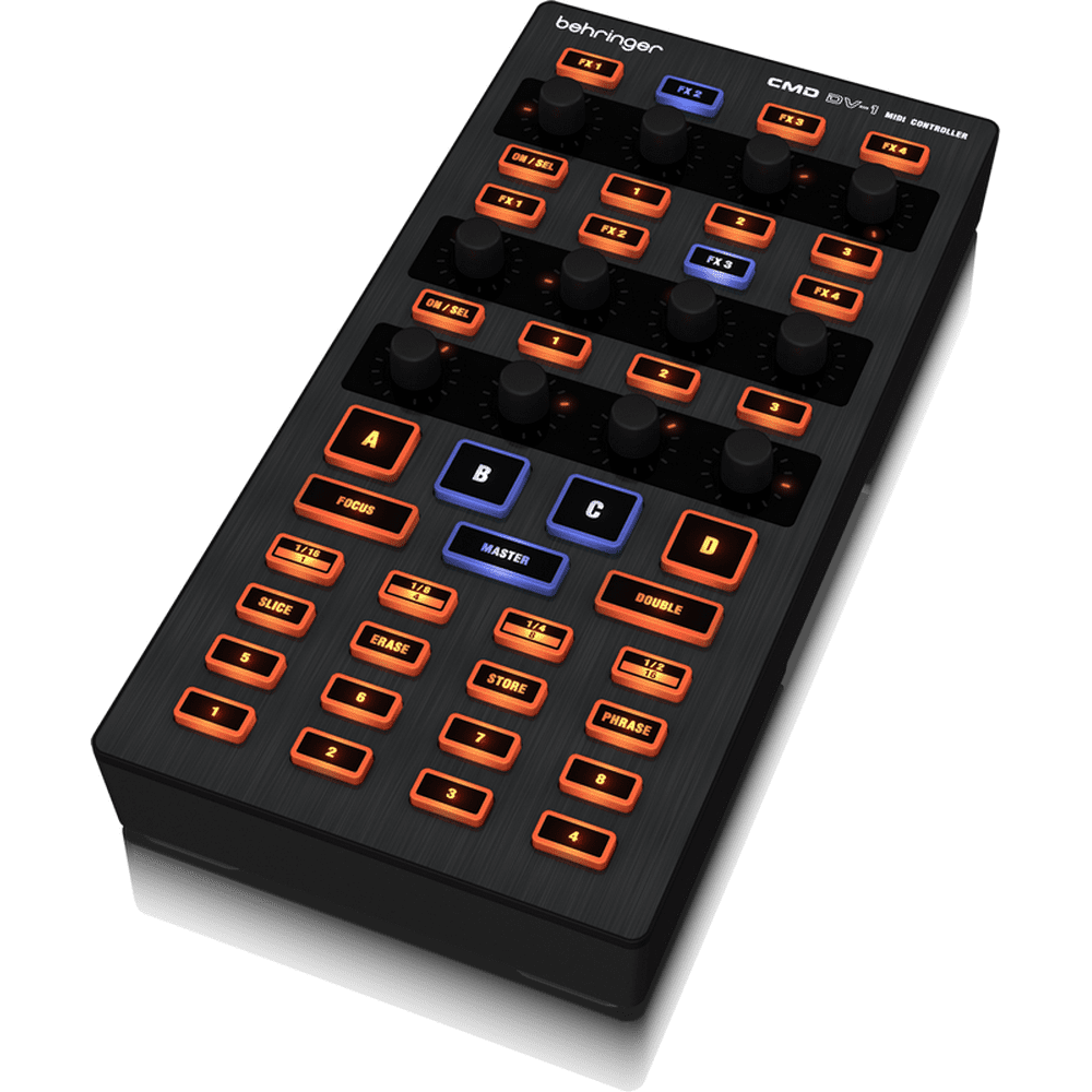 Behringer CMD DV1 DVSBased MIDI Module w/ Dual Effects, Deck Focus