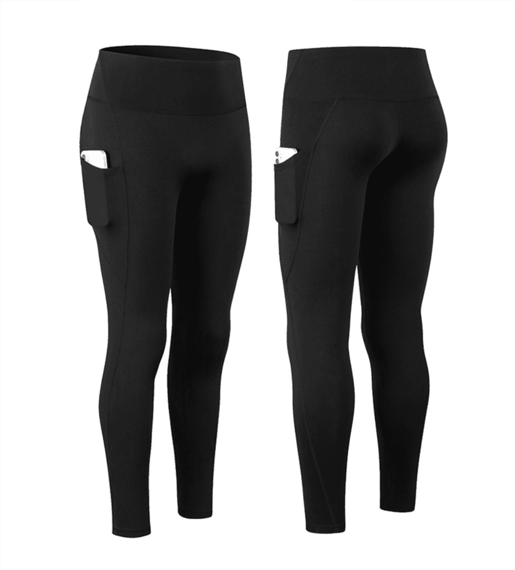 High elastic plush warm yoga pants Thick High Waist Yoga Pants with