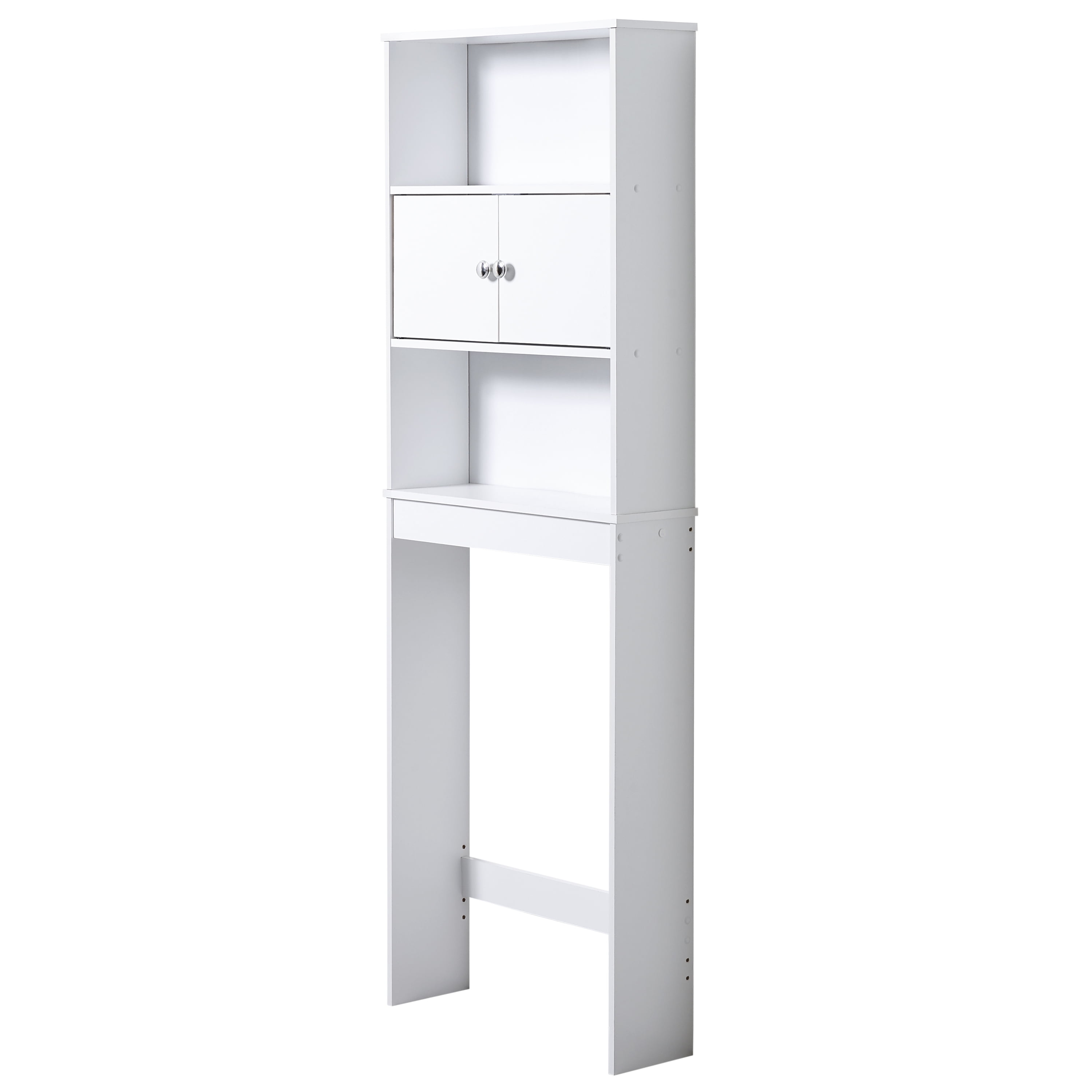 25 in. W x 77 in. H x 7.9 in. D Matte White Bathroom Over-The-Toilet Storage  Cabinet Organizer with Doors and Shelves GM-H-987 - The Home Depot