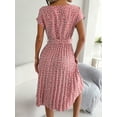 thumbnail image 5 of Floral Printed Dress for Women Summer Pleated Design Fashionable Comfortable, 5 of 6