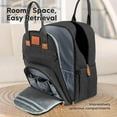 thumbnail image 2 of Diaper Bag Backpack - Large Baby Diaper Bag with Changing Pad, Baby Boy, Girl, Travel Backpack for Mom and Dad, Waterproof, Multi Function Durable (Charcoal), 2 of 8