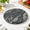 Black Fantasy-12'', variant on 16'' Black Fantasy Marble Lazy Susan Turntable Tabletop Serving Organizer