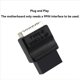 thumbnail image 2 of 2X Adaptador de Interfaz USB 2.0 de 9 Pines Macho A Hembra Tipo e de Placa Base Adaptador de Encabezado de Interfaz Tipo e, 2 of 5