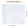 thumbnail image 2 of Uxcell Window Privacy Film, 3000x120mm Non-Adhesive Frosted Glass Window Clings, Sun Blocking Window Decals, White, 2 of 6