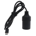 thumbnail image 6 of USBC Male to 12V Car Cigarette-Lighter Socket USB Cigarette-Lighter Adapter, 6 of 11