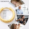 thumbnail image 3 of YEUOYEA 3 Pairs Small Huggie Hoop Earrings Set for Women, Hypoallergenic 14K Gold Plated S925 Sterling Silver Post, Jewelry Gift, 3 of 6