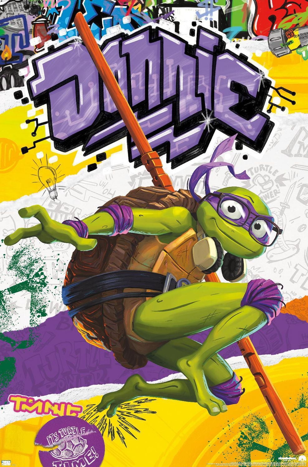 Teenage Mutant Ninja Turtles: Mutant Mayhem - Donatello Wall Poster, 22.375" x 34"