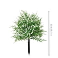 thumbnail image 5 of Christmas Decorations Faux Plants, Fake Green Plants, Fake Fern, Artificial Fern Ground Cover with Stake for Garden Party and Christmas Outdoor indoor Decor, 5 of 6