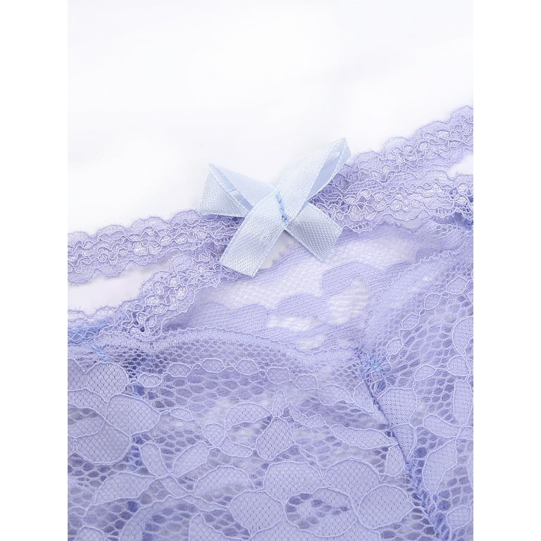 Buy SABINA HUHN4003 Light Violet Front Lace Lining Design Panty