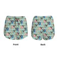 thumbnail image 3 of KLL Colorful Pugs Pattern Shorts Women,Athletic Shorts High Waisted Running Shorts Pocket Sporty Short Gym Elastic Workout Shorts-Medium, 3 of 7