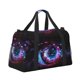 thumbnail image 2 of Fotbe v Bolsa de Viaje con Estampado, Bolsa de Fin de Semana para Mujer con Compartimento para Zapatos, Bolsa de Gimnasio con Bolsillo Húmedo, 2 of 7