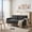 Dark Gray Polyester, variant on LLappuil 65" Loveseat Sofa, Love Seat Small Sofa Couch for Living Room, Bedroom, Compact Space, Polyester Brown
