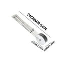 thumbnail image 4 of Multi-Wheel Adjustable Spacing Stainless Steel Slicing Knife | Pizza & Dough Rolling Cutter | Uniform Cuts for Baking & Cooking | 2.24-Inch Blade, 4 of 5
