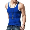 thumbnail image 5 of Afdoent Mens Tank Tops Men's Wear Slim Casual Sports Summer Matching Color Undershirt Vest Breathable, 5 of 8