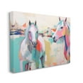 thumbnail image 4 of Stupell Industries Abstract Pastel Horses Animals & Insects Painting Gallery Wrapped Canvas Art Print Wall Art, 30 x 24, 4 of 8
