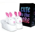 thumbnail image 4 of Cute Light Up LED Plush Slipper - Cozy Unicorn Koala Toast Bunny Narwal - Fun Animal by Cute to the Core, 4 of 4