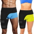 thumbnail image 2 of CSChome Thigh Support Hip Brace Thigh Support Adjustable Fastener Breathable Non-Slip Design Universal Size Groin Protector Hip Belt, 2 of 7