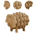 thumbnail image 6 of Baoblaze Sheep Shaped Wood Coasters Art Drink Coasters Set for Party Tabletop Wedding, 6 of 7