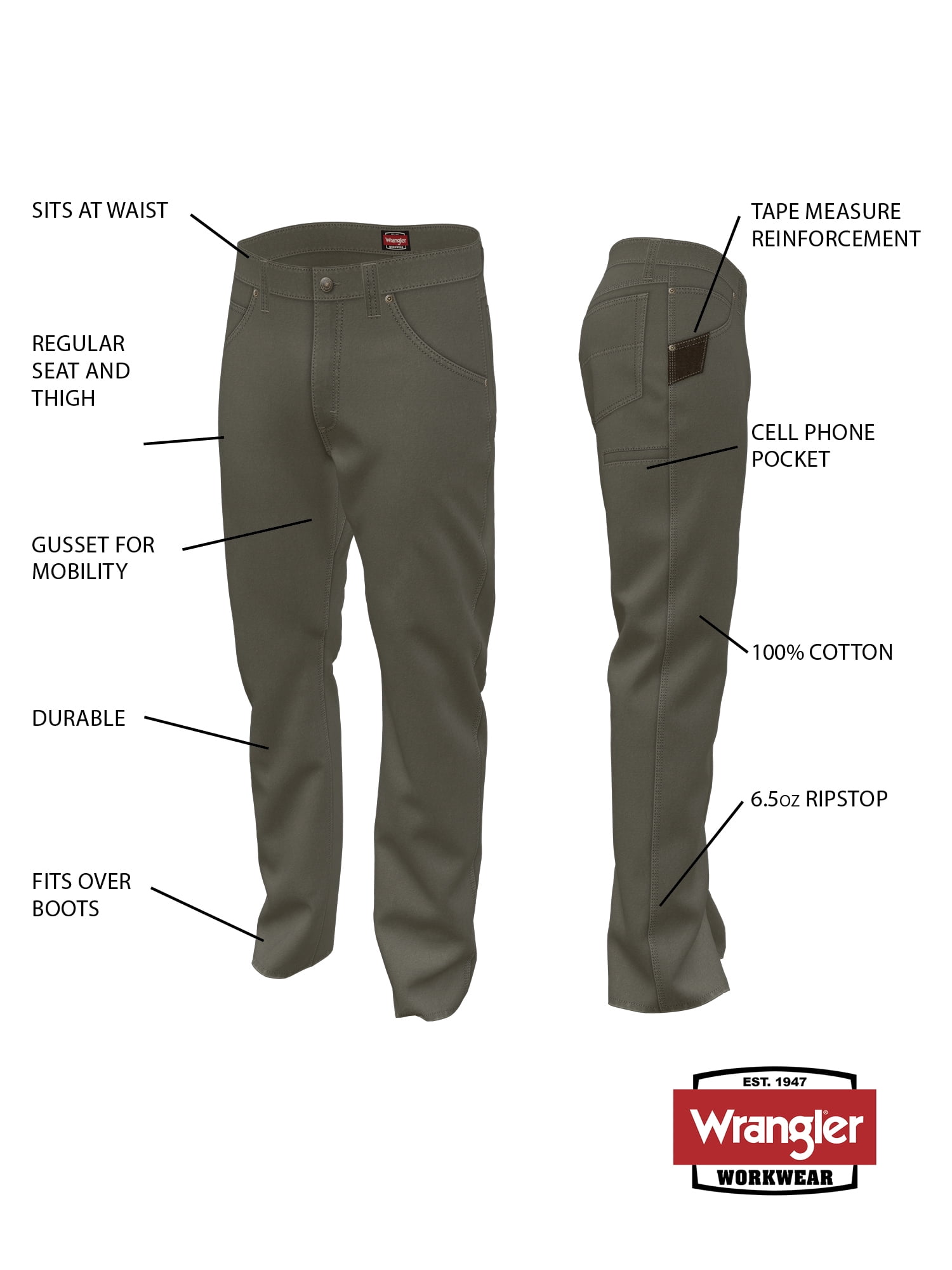 Wrangler Men's Workwear Technician Pant