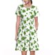 thumbnail image 1 of Balery St. Patrick's day Vestidos sueltos de manga corta para mujer, vestidos de verano 2025, vestidos casuales de corte A con vuelo., 1 of 6