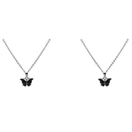 

2 Pcs Thermochromic Necklaces Mood Necklace Color Changing Necklace with Pendant