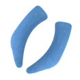 thumbnail image 4 of Par de reposabrazos de puerta, cubierta de gamuza, decoración de panel interior, ajuste para 1 serie F20 F21 2011-2019, azul cielo, 4 of 12