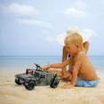 thumbnail image 4 of BESTSKY Military Fighter Truck Friction Powered With Lights And Sounds Kids 1:16 Scale Pretend Play Armored Army Vehicle Doors Open Quality Action Toy Car Great Gift for Boys Girls, 4 of 6