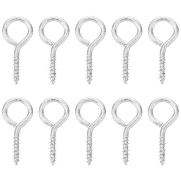 Eye Hooks Screw Screws Bolts Heavy Duty Self Tapping Stainless Steel Rust Anti Metal Eyelet Wood