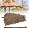 thumbnail image 1 of Hula Thatched Tiki Umbrella, Tropical Palapa Raffia Tiki Hut Hawaiian Patio Umbrella Height Adjustable, Pool Patio Beach Umbrella Patio Beach Umbrella Hawaiian for Beach Garden, 1 of 7