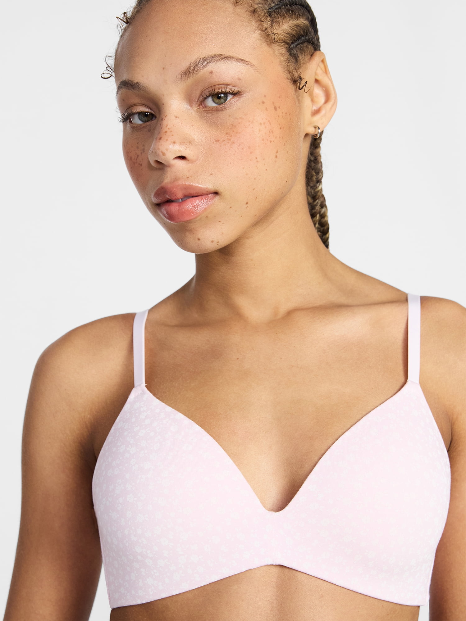 No Boundaries Cotton Wirefree Bra, Women's 32A-44DDD