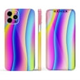 thumbnail image 3 of DesignSkinz Abstract Neon Wave V1 Full-Body Skin Decal Wrap Cover for iPhone 13 Mini, 3 of 9