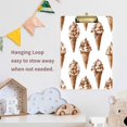 thumbnail image 4 of FORMRS Acrylic Clipboard with Low Profile Clip Standard A4 Letter Size, 12.5" x 9", Brown Ice Cream Pattern, 4 of 8
